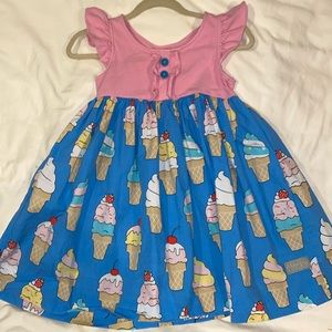 Eleanor Rose Icecream dress 5-6